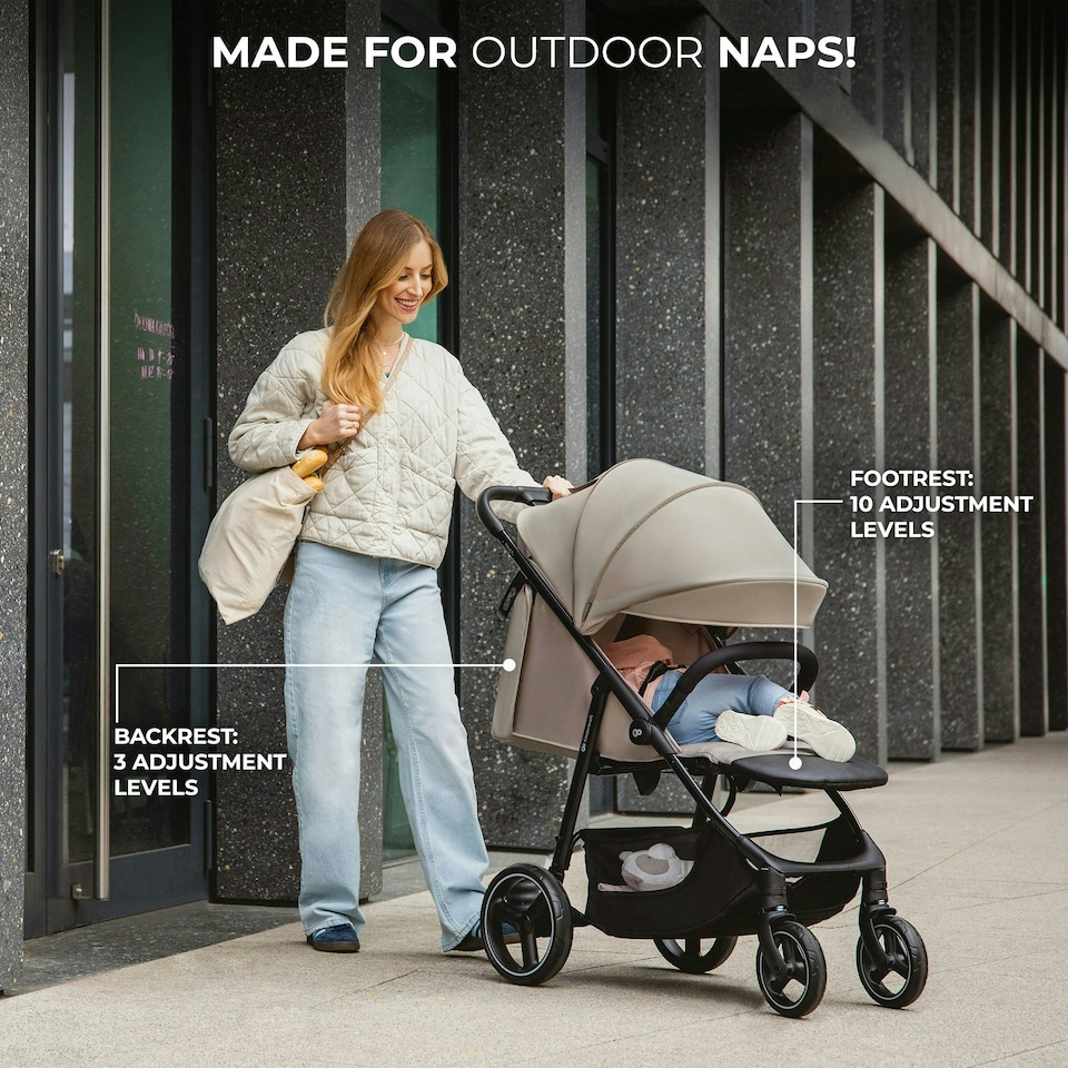 image 1 of Kinderkraft Stroller Trig 3 Grey