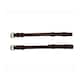 image 1 of Collegiate Comfitec European Leather Horse Cheekpiece - Brown - Full