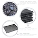 image 2 of Argon Tableware Heart Slate Placemats - 25cm - Pack of 2 | Grey | Grey