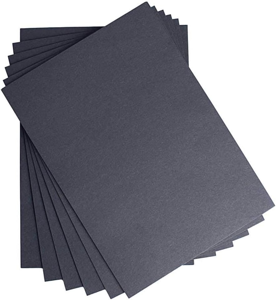 image 1 of Stephens Card Black 210gsm, 25 Sheets, Black, A3