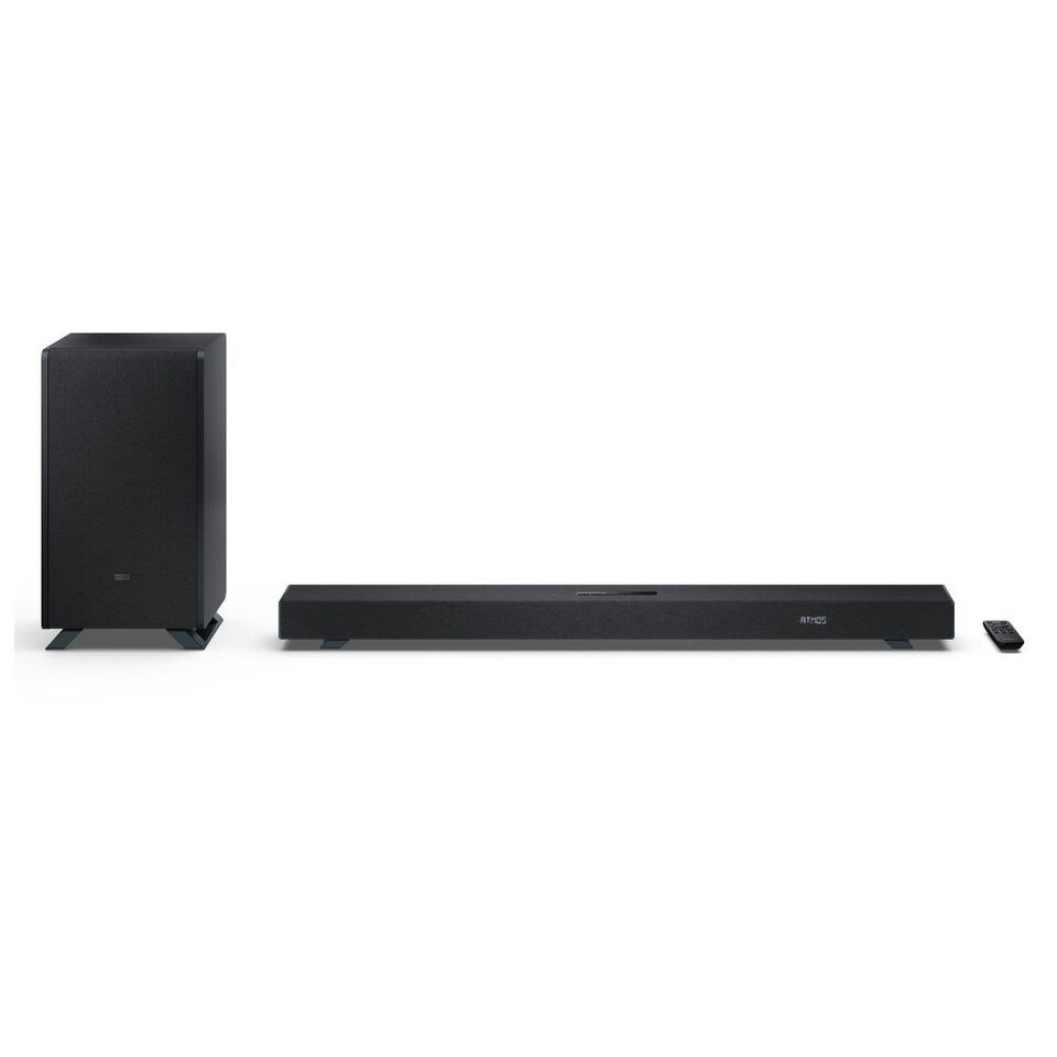 image 1 of SHARP HT-SBW53121(BK) Q 3.1.2 Dolby Atmos / DTS:X Soundbar with Wireless Subwoofer - Black