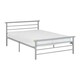 image 1 of Orion 4 Feet Bed Frame - L199 x W133.5 x H84 cm - Silver