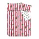 image 5 of Catherine Lansfield Christmas Stripe Reversible Duvet Cover Set Red Red | Super King