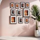image 6 of 10 Pc Modern Photo Frame Set Wall Mountable and Freestanding Gallery | Black | Black | Not provided