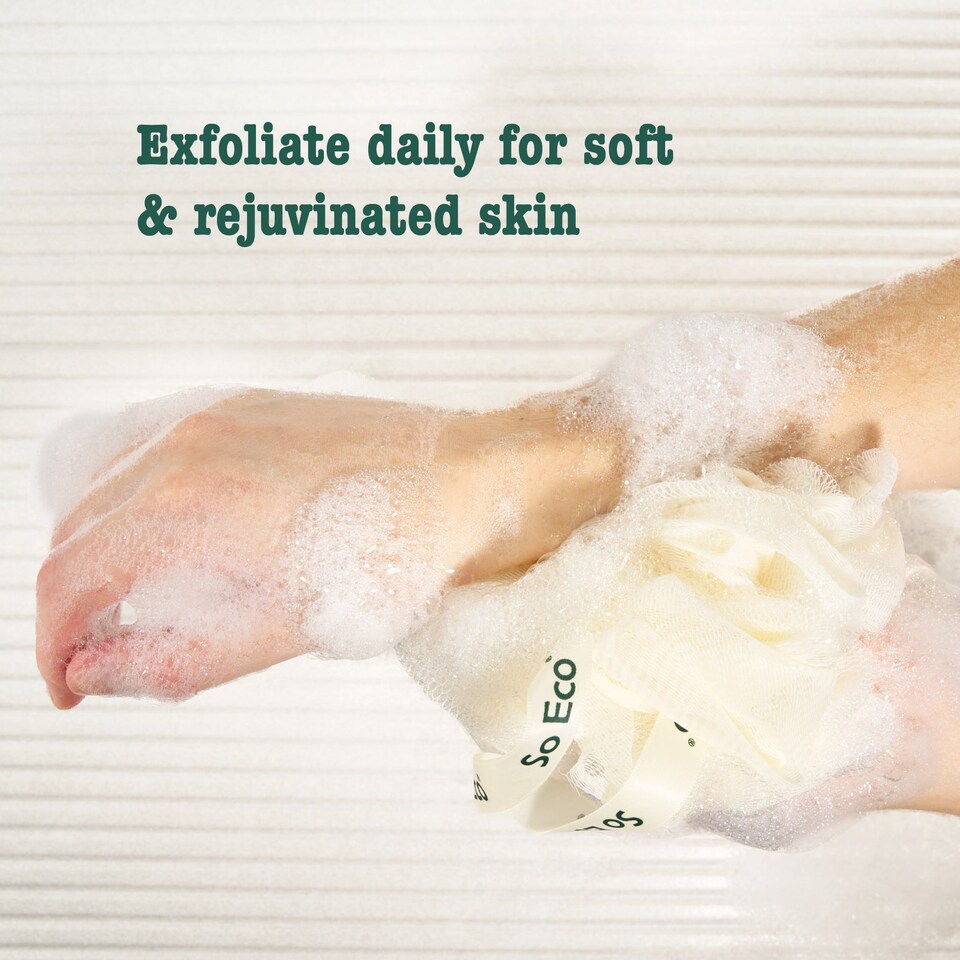 image 1 of So Eco Bath & Shower Pouf 3-Pack