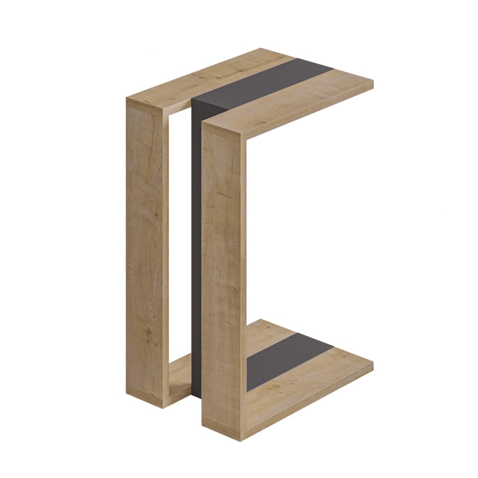 image 1 of Decortie Muju Sofa Side Table 30x40x57cm Oak