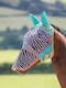 image 4 of Shires Fine Mesh Fly Mask with Ears & Nose | White | Cob