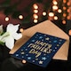 image 4 of Father's Day Card for Dad Starry Night Design Greeting Card Blank Inside