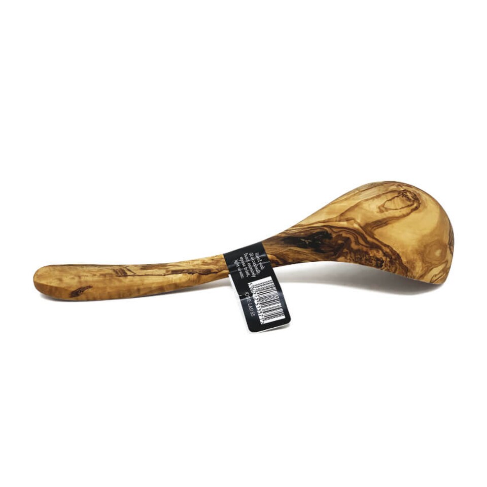 image 1 of Verano Spanish Ceramics Olive Wood Cookware Ladle - 25cm