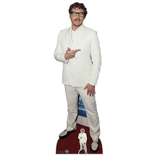 Pedro Pascal White Suit Lifesize Cardboard Cutout 181cm