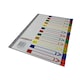 image 4 of A4 Jan - Dec Month Polypropylene Dividers with Reinforced Index Cover
