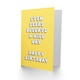 image 2 of Even Geeks Deserve Nice Day Yellow Retro Her Birthday Card