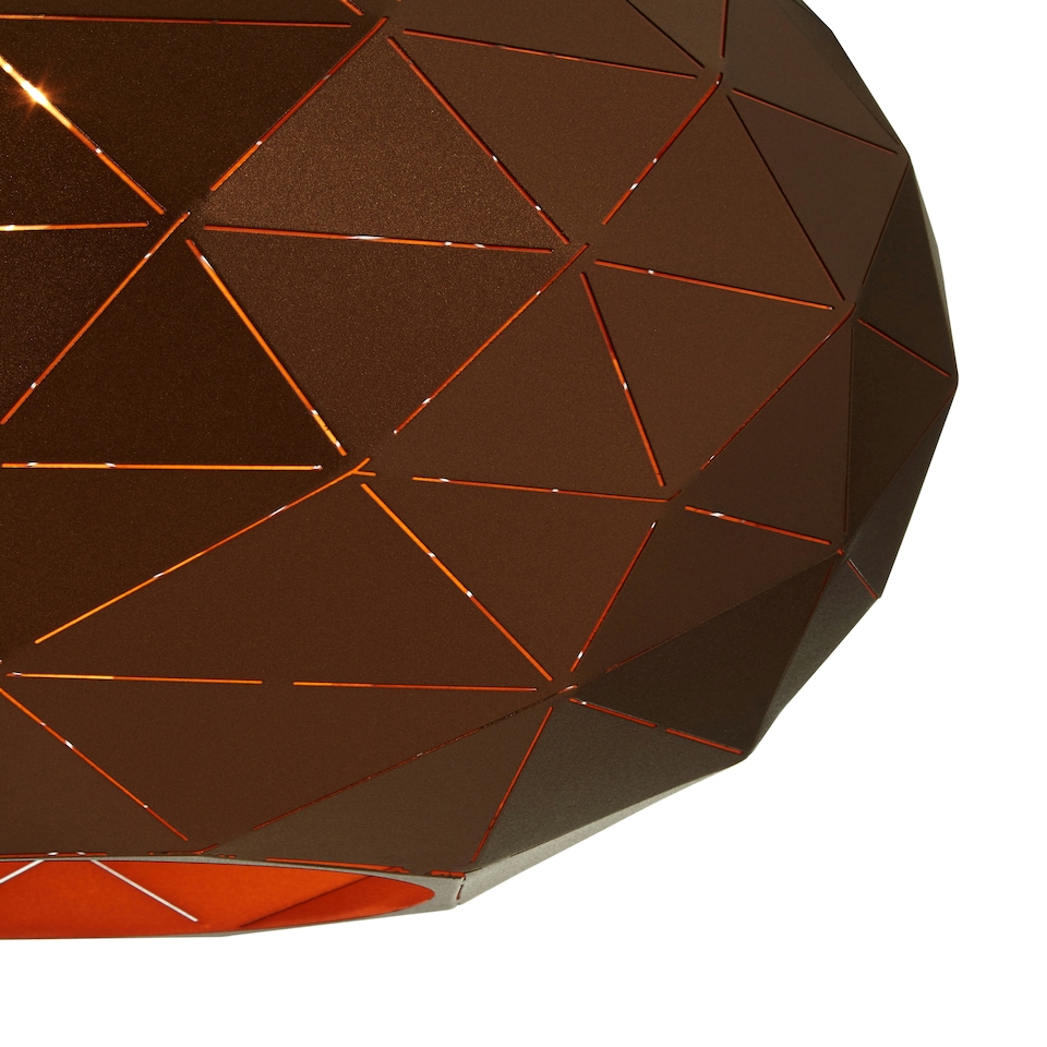 image 1 of Interiors by Premier Small Coffee Finish Pendant Light