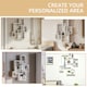 image 6 of HOMCOM Floating Shelves, Interlocking Cube Shelves for Decoration, White