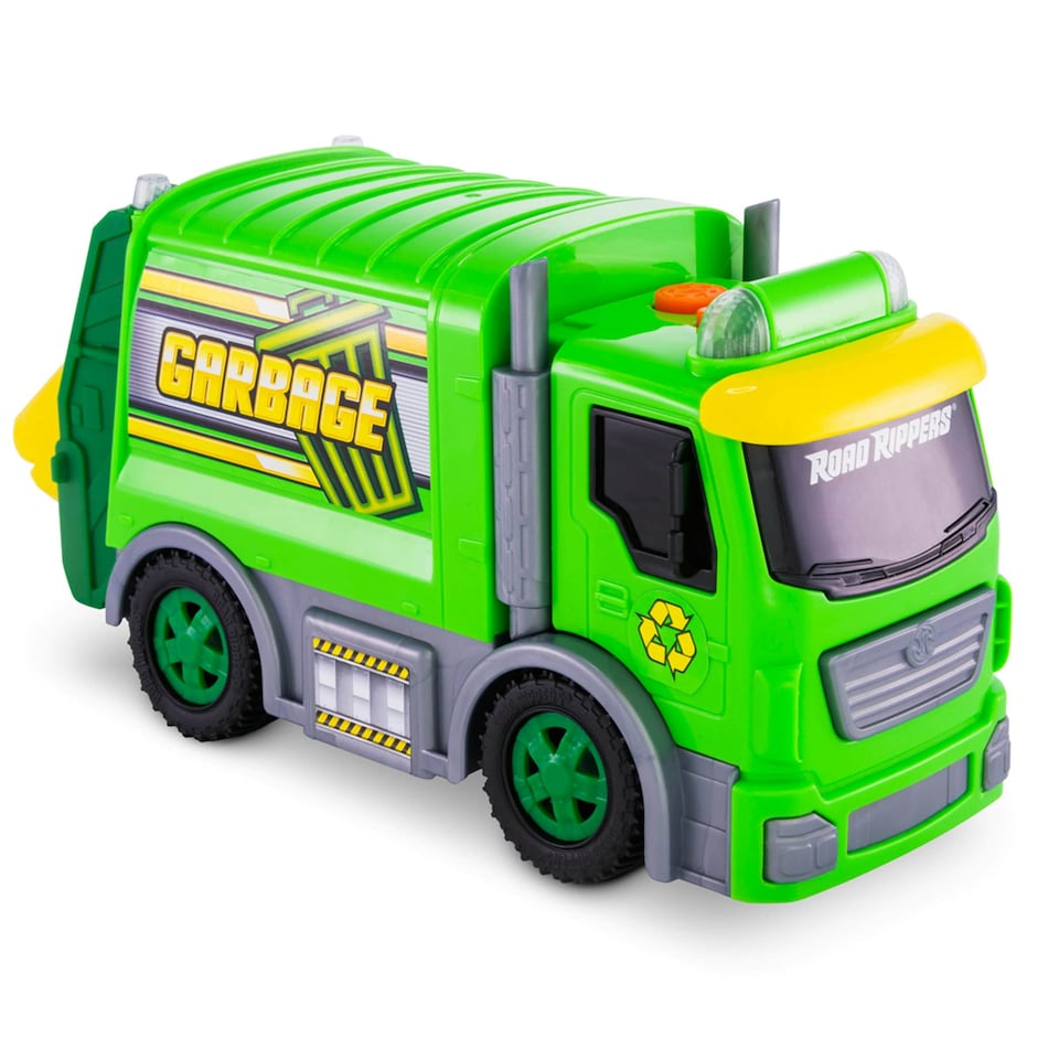 image 1 of Nikko Road Rippers 20cm City Service Fleet Garbage Truck
