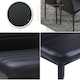image 4 of Living and Home Dining Chairs Set of 2, Modern Faux Leather High Back Chairs