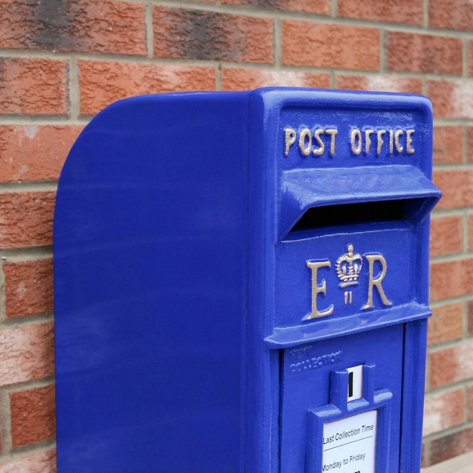 image 1 of Blue Scottish Post Box