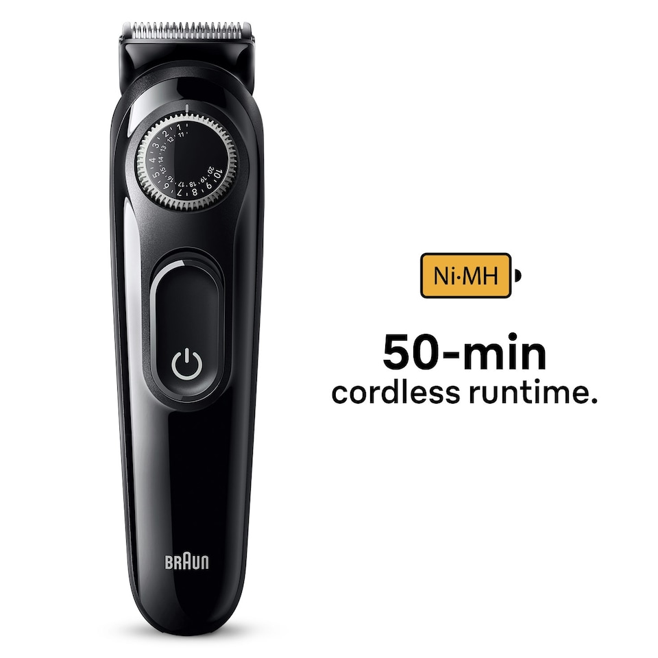 image 1 of Braun Beard Trimmer 3 BT3420 Grey