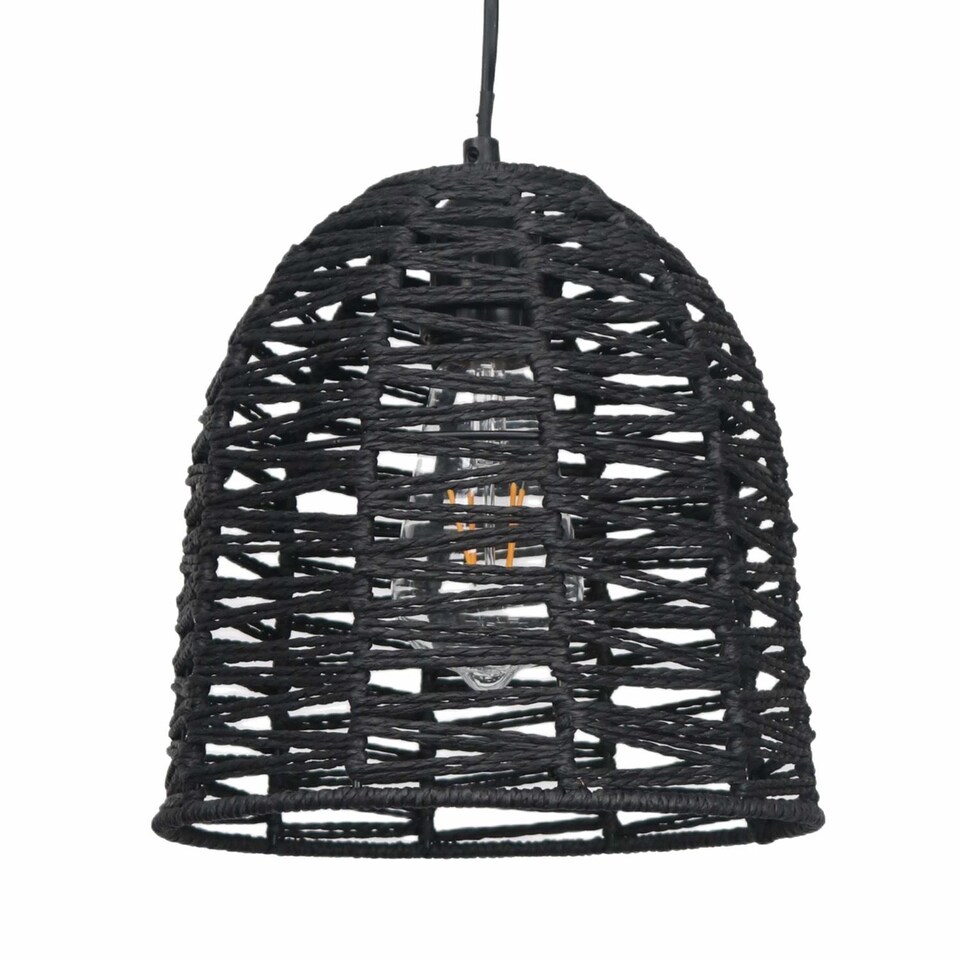 image 1 of Set of 2 Kleo - Dark String Pendant Lightshade | Black | Medium | 2
