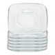 image 1 of LAV Cozy Glass Espresso Saucers - 12.5cm - Pack of 6 Clear