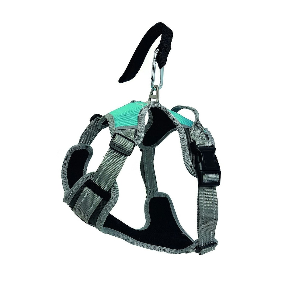 image 1 of Henry Wag Travel Dog Harness - Blue/Grey - Large