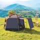 image 7 of Outsunny 2-4 Person Tent, Instant Pop Up Camping Tent Orange | Orange