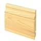 image 1 of PACK OF 5 (Total 5 Units)  - Dual Purpose Torus & Ogee Pine Skirting -19mm x 119mm - 3600mm Length