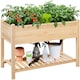 image 1 of Yaheetech 80 cm H Wooden Raised Garden Bed-Wood