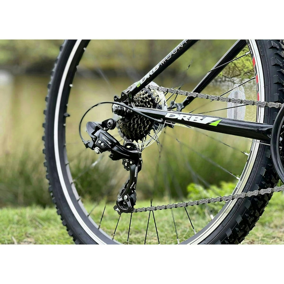 image 1 of Dallingridge Pulsar Hardtail Mountain Bike, 26" Wheel - Black/Green