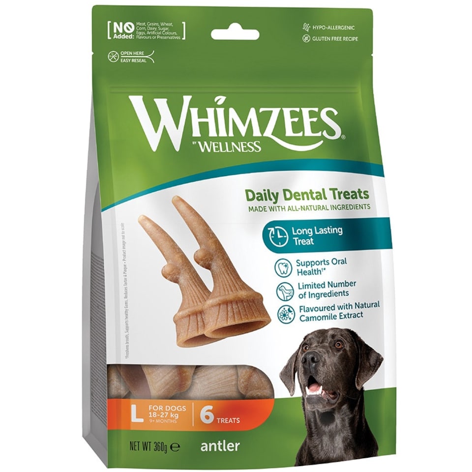 image 1 of Whimzees Antler Large 6 Pack (Pack of 6)