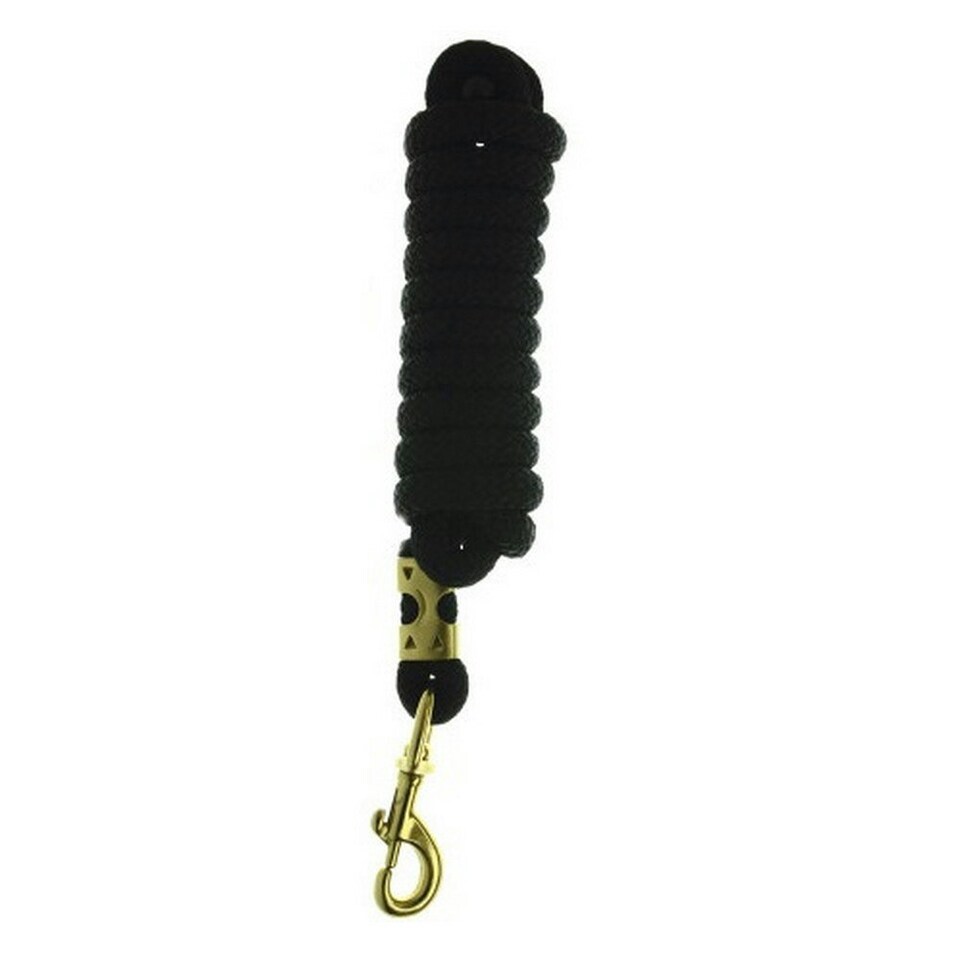 image 1 of Hy Plaited Horse Leadrope - Black - 3m