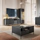 image 4 of Lusaka Coffee Table 2 Door 1 Drawer in Black Graphite
