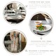 image 2 of Bormioli Rocco Prometeo Oval Glass Steak Plates - 32cm - White - Pack of 6 White