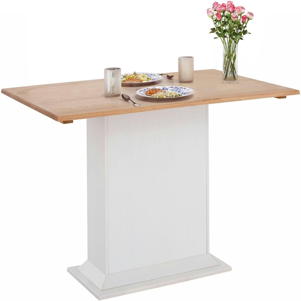 image 1 of Sara Dining Table Fix Top S WhW105x65x75cm White | White