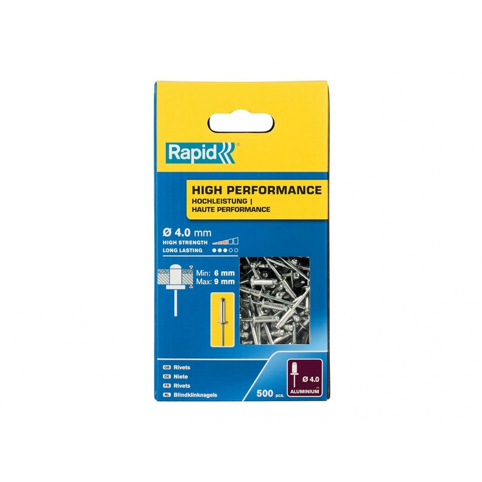 image 1 of Rapid High Performance Rivets - Multi Colour - 4 x 12mm