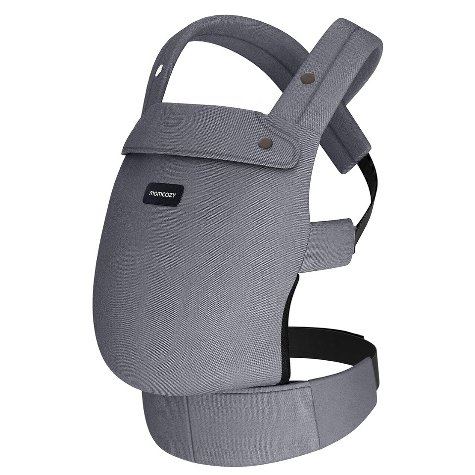 image 1 of Momcozy Baby Carrier 3M Cotton-Grey