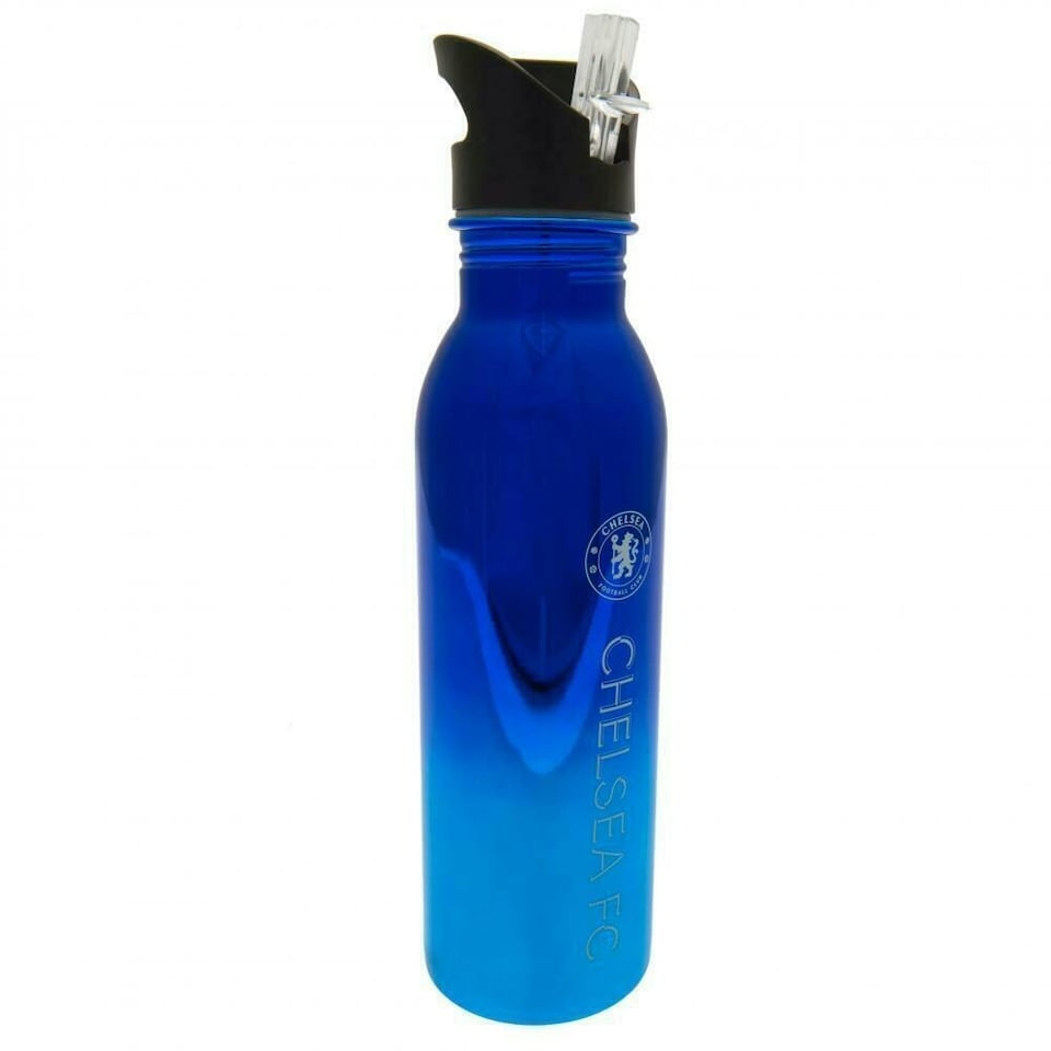 image 1 of Chelsea FC Metallic Sports Bottle - Blue - One Size