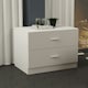 image 5 of 2-Drawers Chest Cabinet Grey | Unit Colour: Grey