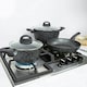 image 4 of Blackmoor Home Pan Set-Hybrid Stone Non Stick