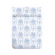 image 5 of Catherine Lansfield Antoinette Damask Reversible Duvet Cover Set | Blue | Double