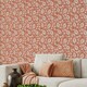 image 3 of Pomegranate Passion Wallpaper in Terracotta | Orange | Light, Orange | 50cm x 10m