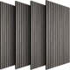 image 1 of Acoustic Wall Panels with Wood Veneer Slats, Thick Felt and Easy to Install | Grey | light gray oak | 120 x 60 x 120 cm | 4