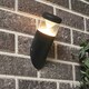 image 2 of BHS Asher Outdoor Wall Light, Black