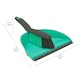 image 5 of JVL Dustpan and Bristle Brush Set, Turquoise