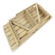 image 3 of Lacewing Wooden 2 Tier Greenhouse Staging Shelving Bench Collapsible 122cm