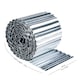 image 3 of Corrugated Galvanised Steel Metal Garden Border Roll | Silver | Silver | 12m