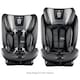 image 3 of Cozy N Safe Excalibur Car Seat Group 1/2/3 9-36kg, ISOFix & Top Tether, 25kg Harness, Convertible Baby Toddler Child Car Seat, Forward Facing High Back Booster, 9 Months to 12 Years (Graphite)