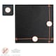 image 3 of Argon Tableware 12 Piece Square Slate Placemats & Coasters Set Multi