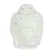 image 1 of White Buddha Head Oil Burner