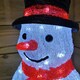 image 6 of 53cm 100 LED Acrylic Snowman Indoor Outdoor Christmas Decoration